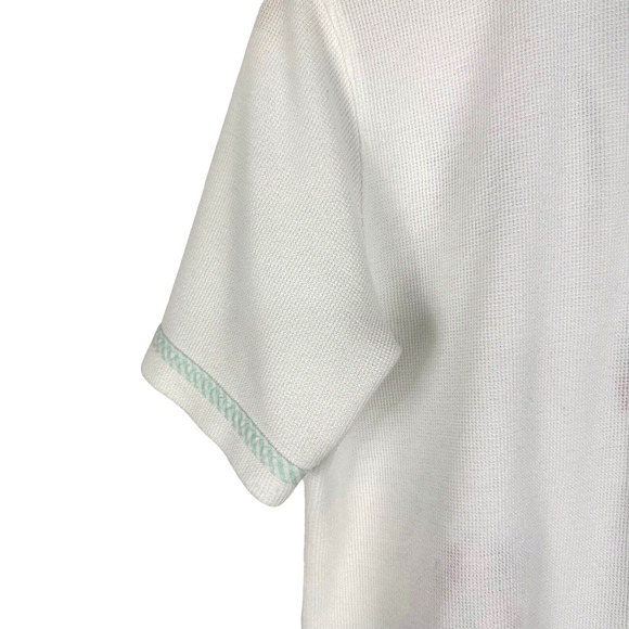 Vintage Koret Francisca Beachy Cardigan Knit Sweater Sunglasses Sailboats Size S - Picture 6 of 10